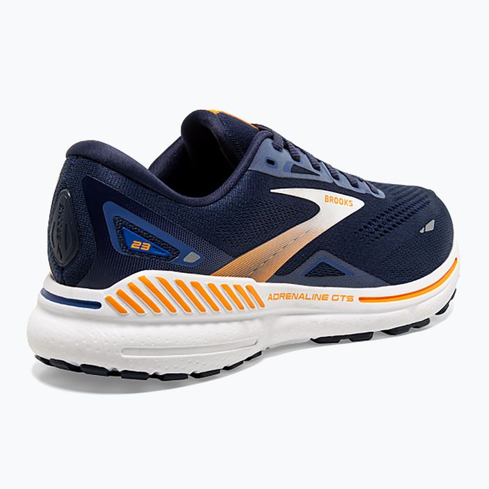 Черевики для бігу чоловічі Brooks Adrenaline GTS 23 peacoat/ultramarina/orange 9