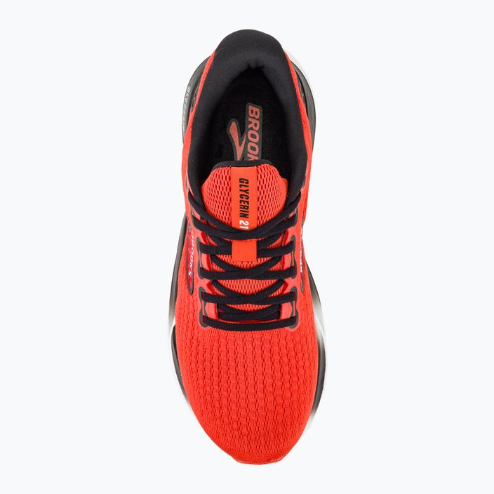 Черевики для бігу чоловічі Brooks Glycerin 21 grenadine/salsa/black 7