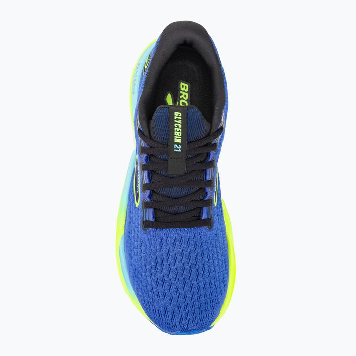 Черевики для бігу чоловічі Brooks Glycerin 21 blue/nightlife/black 6