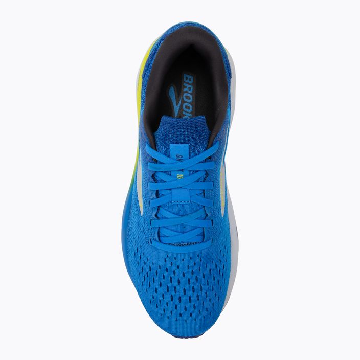 Чоловічі кросівки Brooks Ghost 16 electric blue/navy/lemon 5