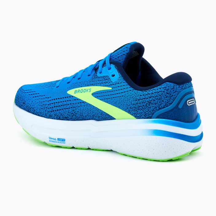 Кросівки для бігу чоловічі Brooks Ghost Max 2 dutch blue/green gecko/peacoat 3