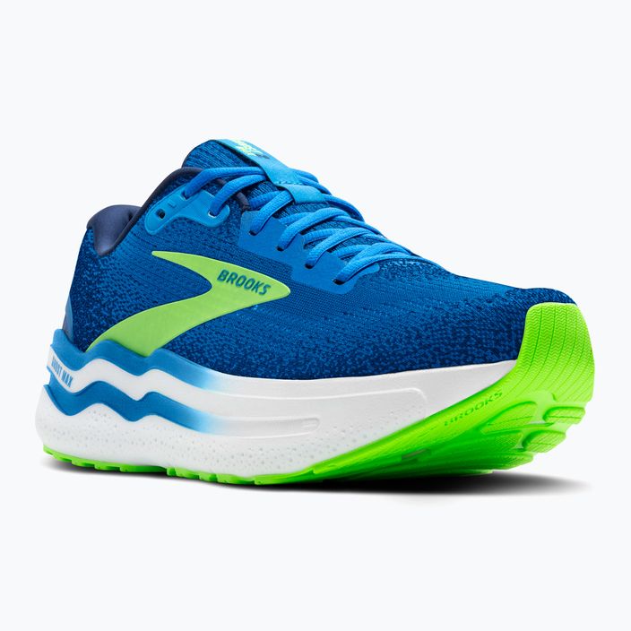 Кросівки для бігу чоловічі Brooks Ghost Max 2 dutch blue/green gecko/peacoat 8