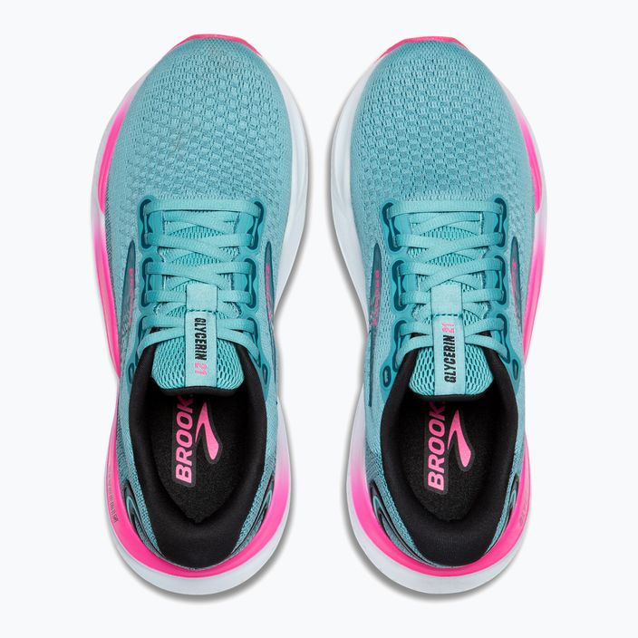 Кросівки для бігу жіночі Brooks Glycerin 21 moroccan blue/aqua/pink 14