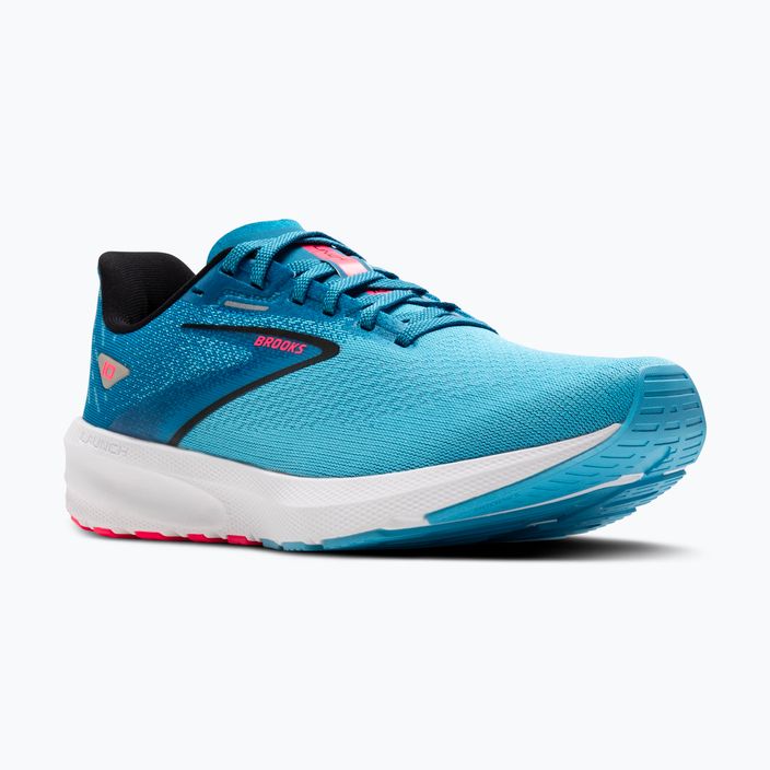 Кросівки для бігу чоловічі Brooks Launch 10 crystal seas/blue jay/black 8