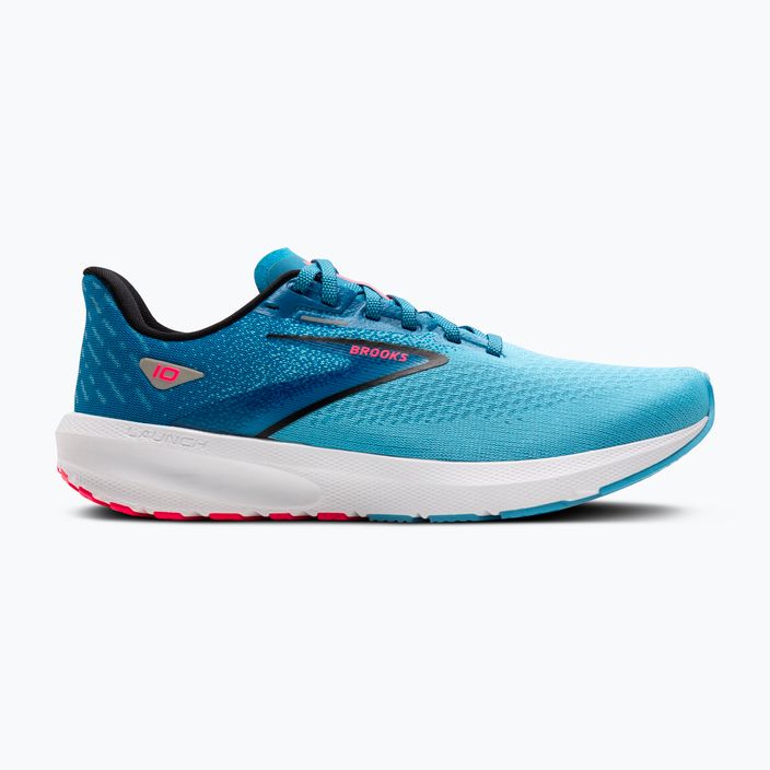 Кросівки для бігу чоловічі Brooks Launch 10 crystal seas/blue jay/black 9