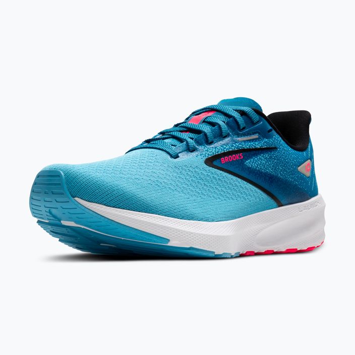 Чоловічі кросівки Brooks Launch 10 crystal seas/blue jay/blue jay/black 4