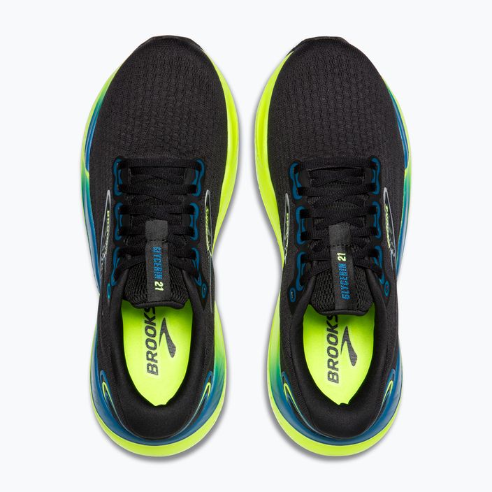 Чоловічі кросівки Brooks Glycerin 21 чорні/сині/нічні 5