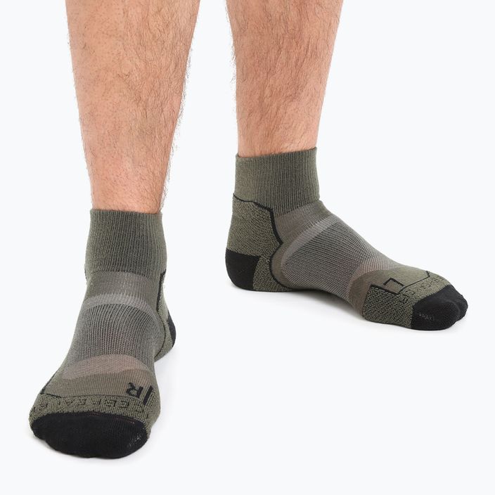 Шкарпетки льодохідні чоловічі трекінгові Hike+ Light Mini loden/blk/gritsone hthr 3