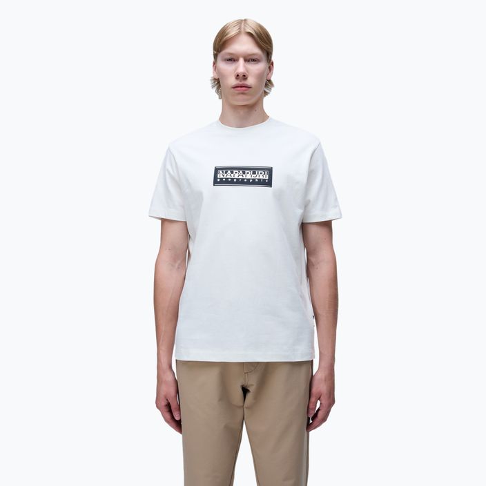 Футболка чоловіча Napapijri S-Box Logo white heron