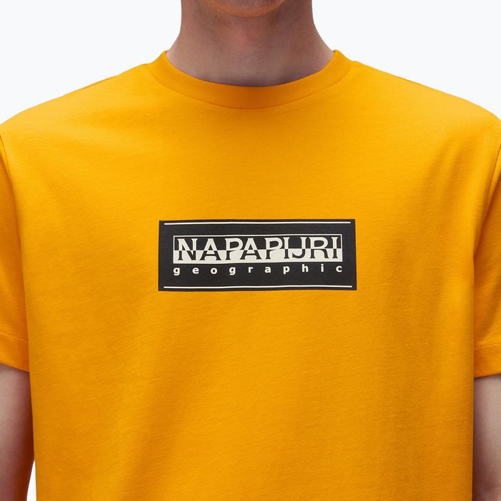 Футболка чоловіча Napapijri S-Box Logo orange marigold 3