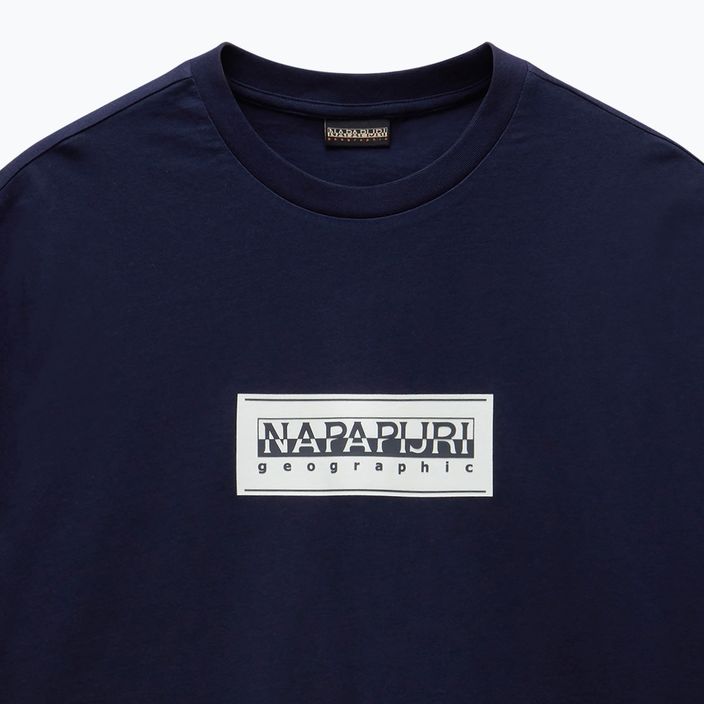 Футболка чоловіча Napapijri S-Box Logo blu marine 3