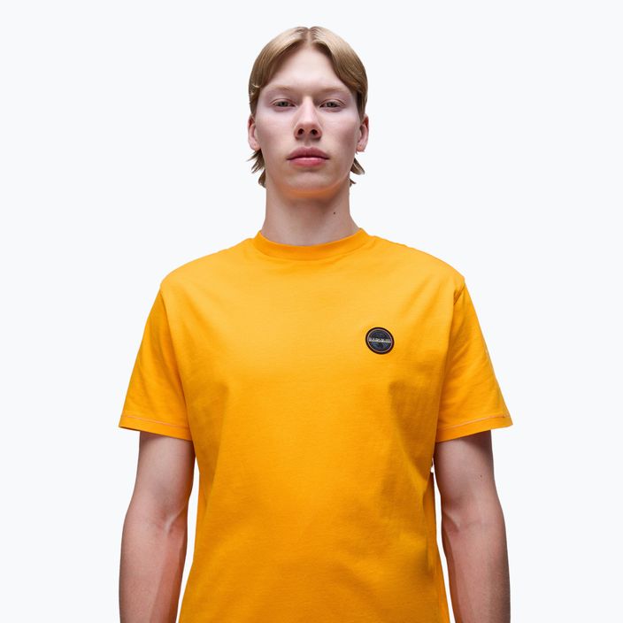 Футболка чоловіча Napapijri S-Badge orange marigold 4