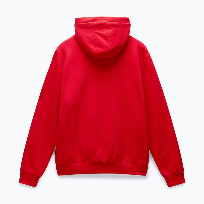 Кофта чоловіча Napapijri Burgee Half Zip Hooded 2.0 red goji 6