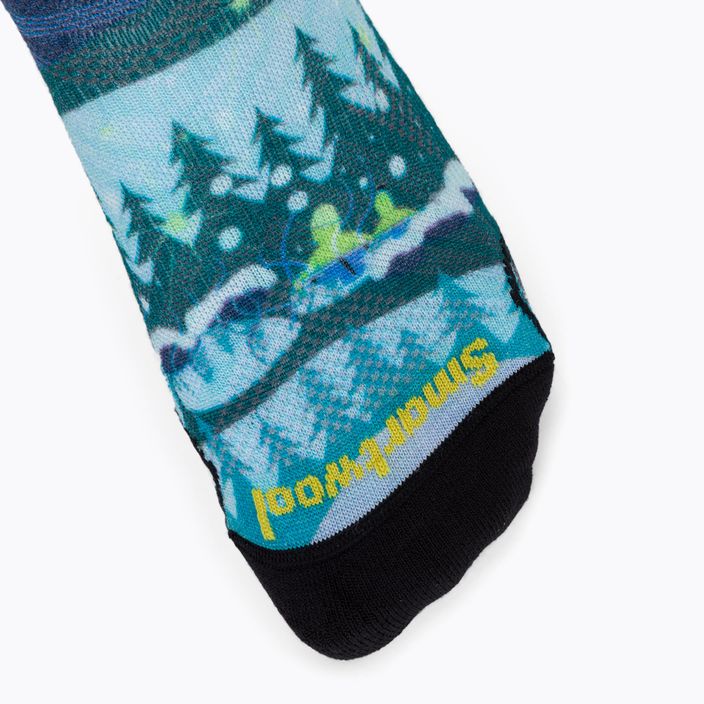 Шкарпетки лижні  жіночі  Smartwool Performance Ski Zero Cushion Skication Print OTC сині SW001629E181 3