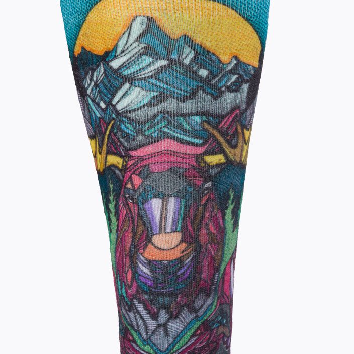 Шкарпетки лижні  жіночі  Smartwool Performance Ski Targeted Cushion Nature Within Print OTC темно-сині SW0015640921 4