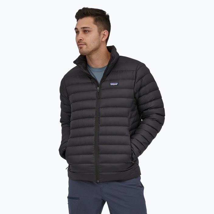 Чоловічий пуховий светр Patagonia куртка чорний