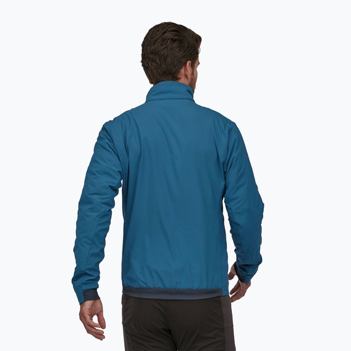 Куртка гибридна чоловіча Patagonia Thermal Airshed wavy blue 2