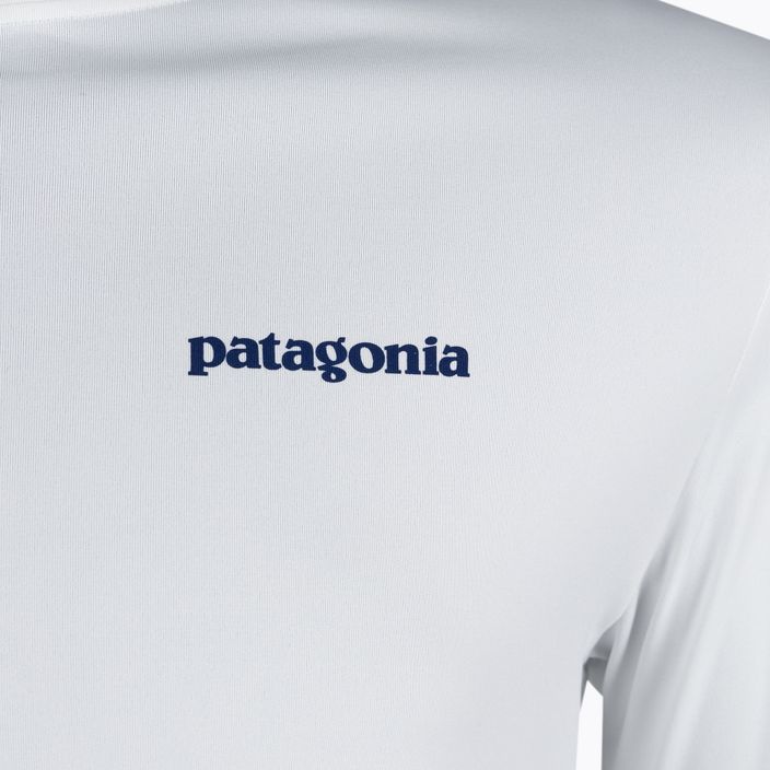 Лонгслів трекінговий чоловічий Patagonia Cap Cool Daily Graphic Shirt-Waters LS boardshort logo/white 5
