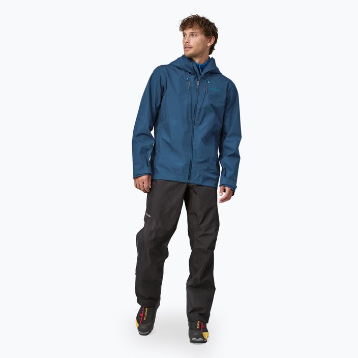 Чоловіча дощова куртка Patagonia Triolet lagom синього кольору 3