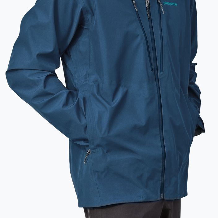 Чоловіча дощова куртка Patagonia Triolet lagom синього кольору 8