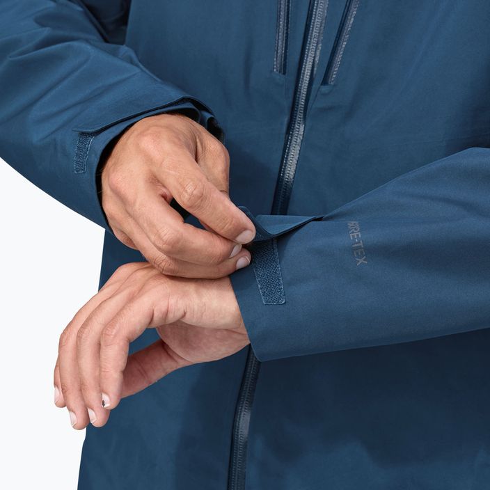 Чоловіча дощова куртка Patagonia Triolet lagom синього кольору 9