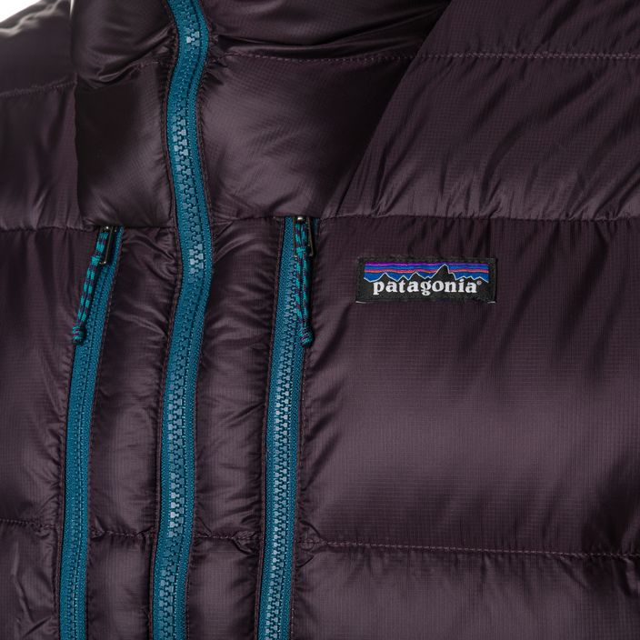 Чоловіча куртка Patagonia Fitz Roy Down Hoody обсидіаново-сливового кольору 3