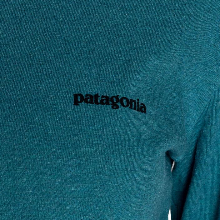 Жіночий трекінговий лонгслів Patagonia P-6 Logo Responsibili-Tee belay синій 5