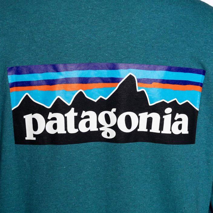 Жіночий трекінговий лонгслів Patagonia P-6 Logo Responsibili-Tee belay синій 6