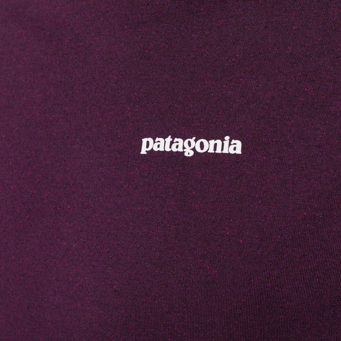 Чоловічий трекінговий лонгслів Patagonia P-6 Logo Responsibili з нічною сливою 5