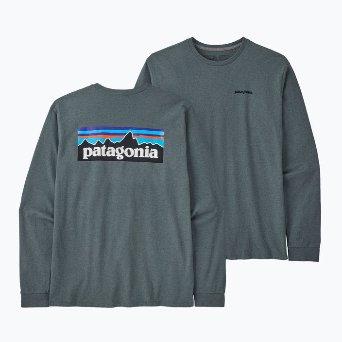 Чоловічий трекінговий лонгслів Patagonia P-6 Logo Responsibili nouveau green 3