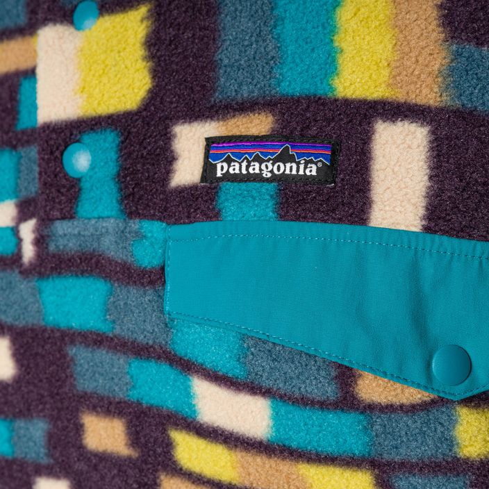 Кофта флісова чоловіча Patagonia LW Synch Snap-T P/O fitz roy patchwork/belay blue 5