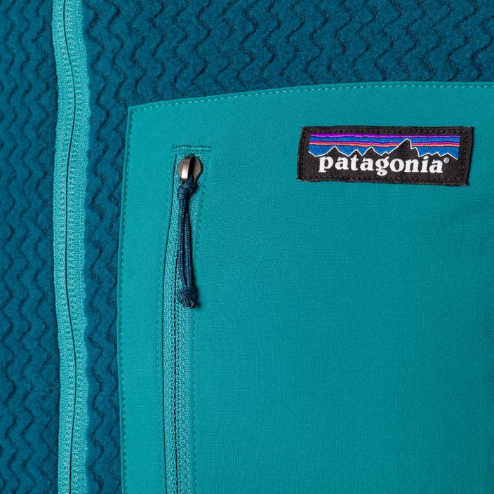Кофта флісова чоловіча Patagonia R1 Air Full-Zip lagom blue 9