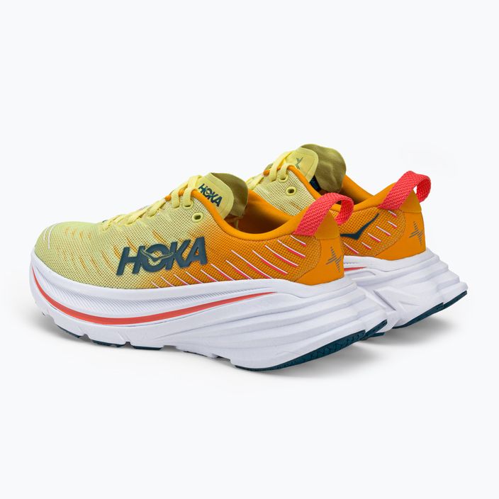 Кросівки для бігу жіночі HOKA Bondi X жовто-помаранчеві 1113513-YPRY 6