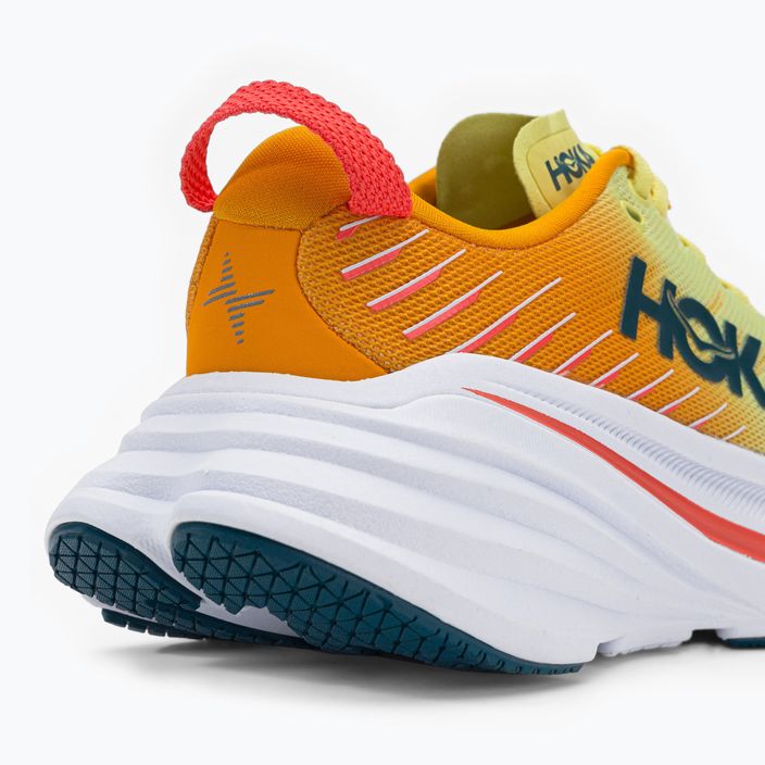 Кросівки для бігу жіночі HOKA Bondi X жовто-помаранчеві 1113513-YPRY 10