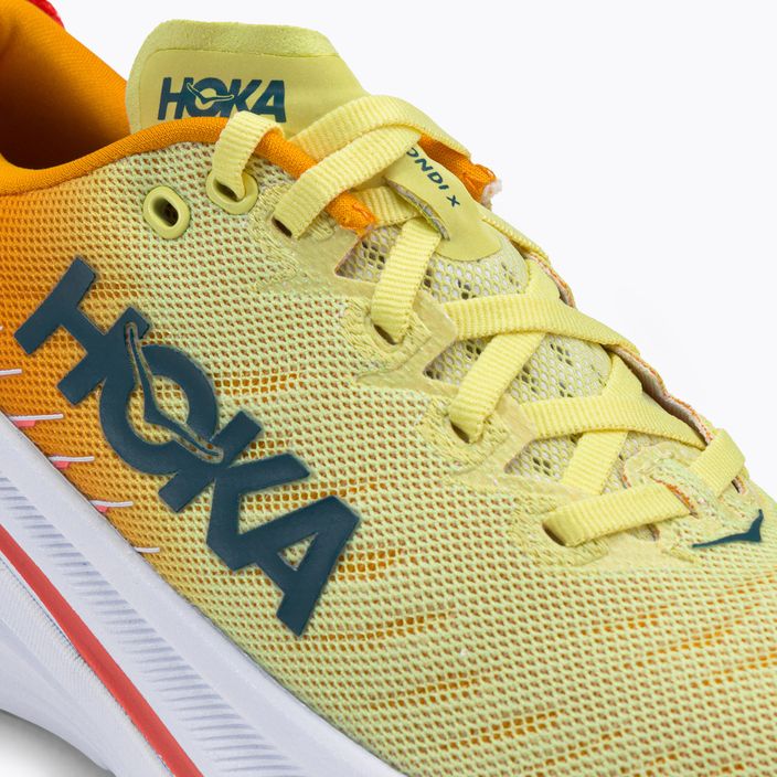 Кросівки для бігу жіночі HOKA Bondi X жовто-помаранчеві 1113513-YPRY 11