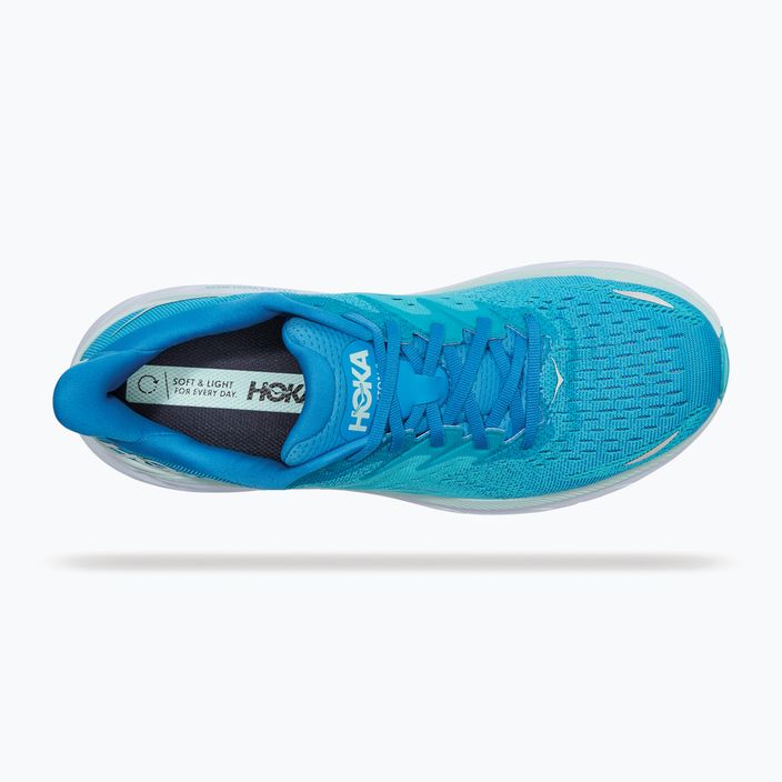 Кросівки для бігу чоловічі HOKA Clifton 8 блакитні 1119393-IBSB 12