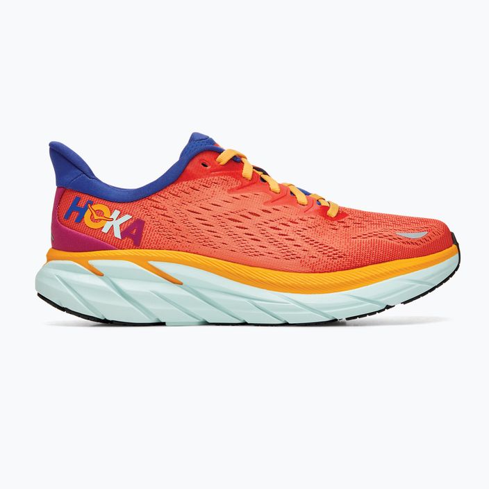 Кросівки для бігу жіночі HOKA Clifton 8 помаранчеві 1119394-FBLN 11