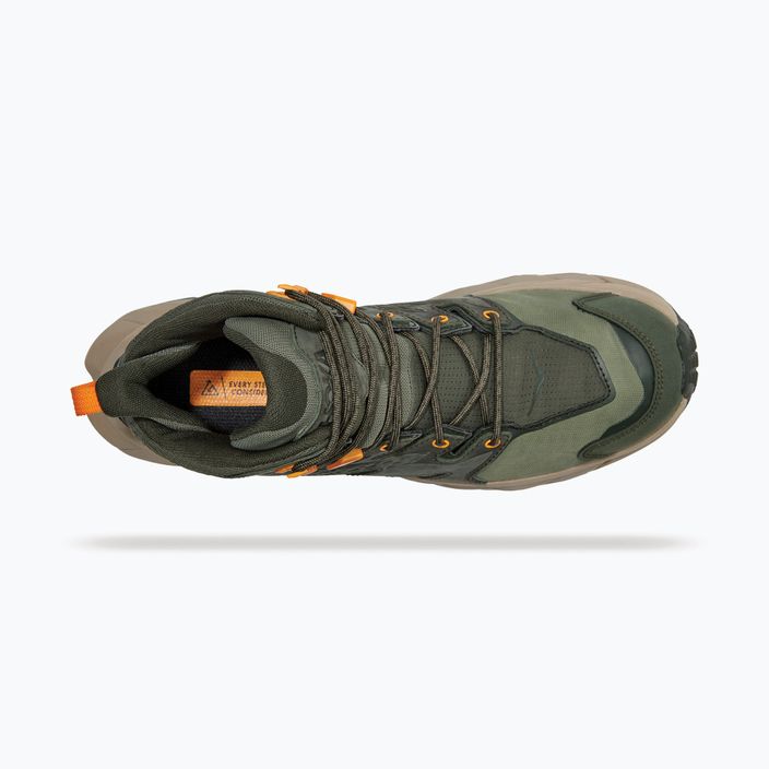 Взуття трекінгове чоловіче HOKA Anacapa Mid GTX зелене 1122018-TRYL 17