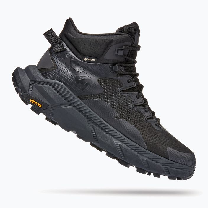 Черевики трекінгові чоловічі HOKA Trail Code GTX black/raven 2