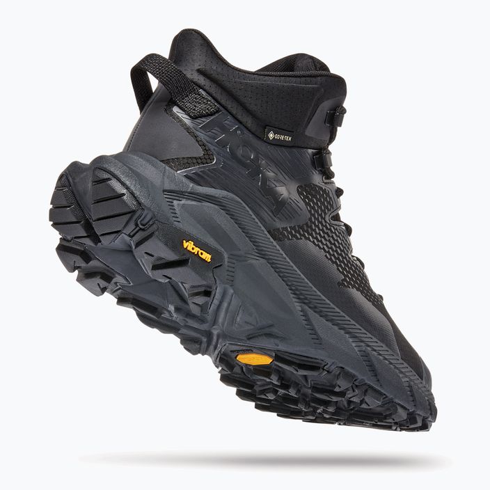 Черевики трекінгові чоловічі HOKA Trail Code GTX black/raven 4