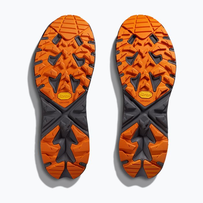 Чоловічі трекінгові черевики HOKA Trail Code GTX каслрок/хурма помаранчеві 14