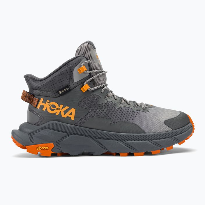 Чоловічі трекінгові черевики HOKA Trail Code GTX каслрок/хурма помаранчеві 2