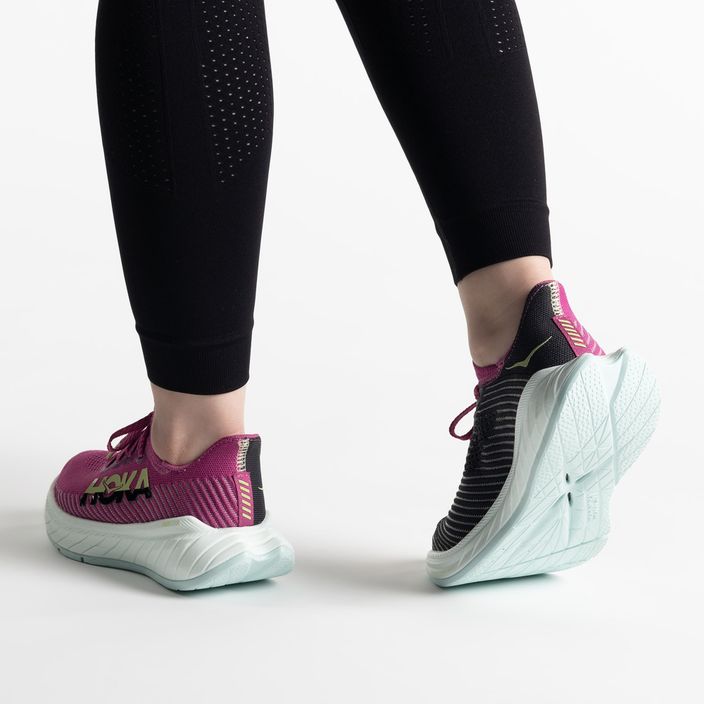 Кросівки для бігу жіночі HOKA Carbon X 3 рожеві 1123193-FFBL 3