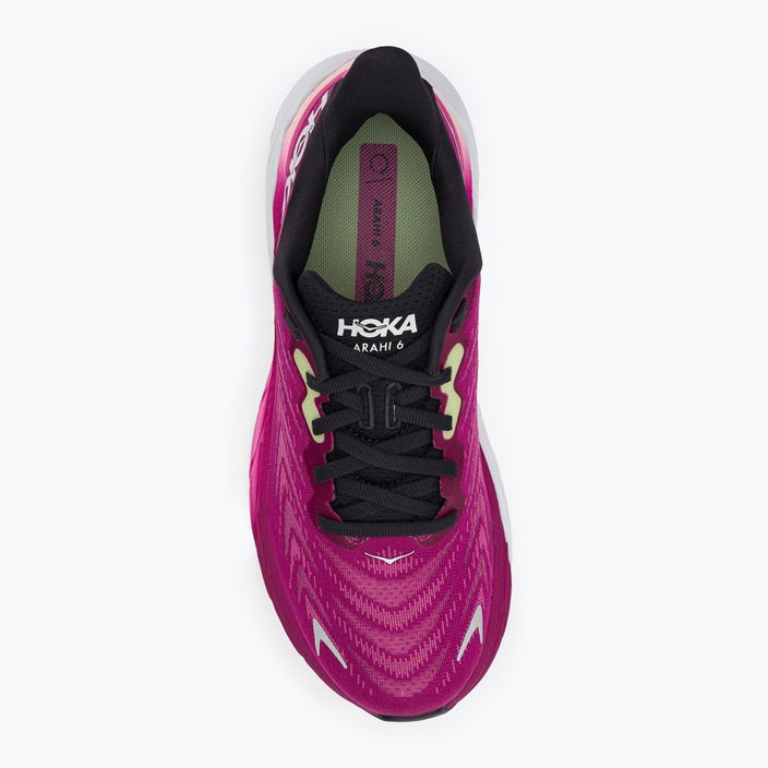 Кросівки для бігу жіночі HOKA Arahi 6 рожеві 1123195-FFIR 5