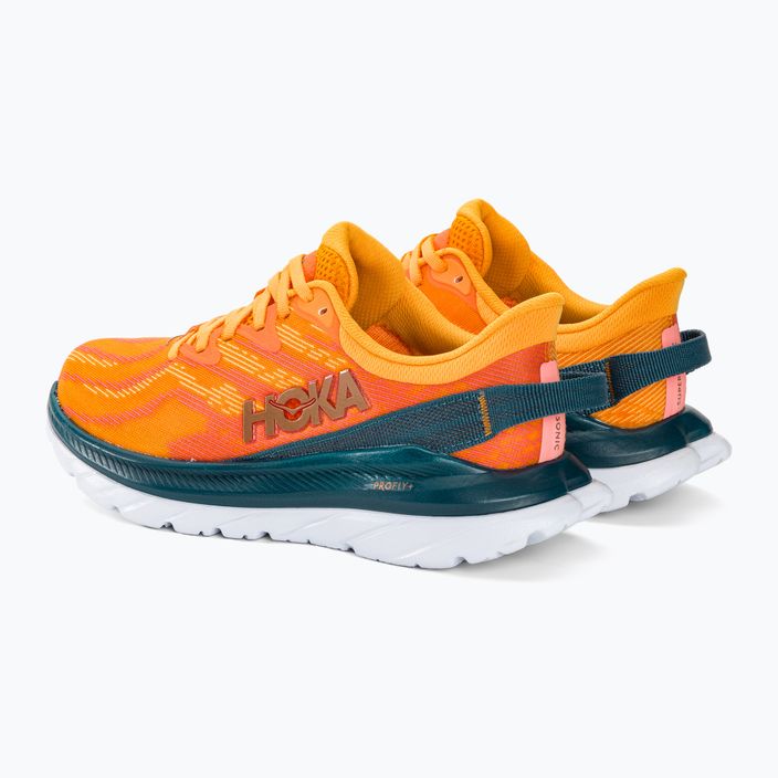 Кросівки для бігу жіночі HOKA Mach Supersonic radiant yellow/camellia 3