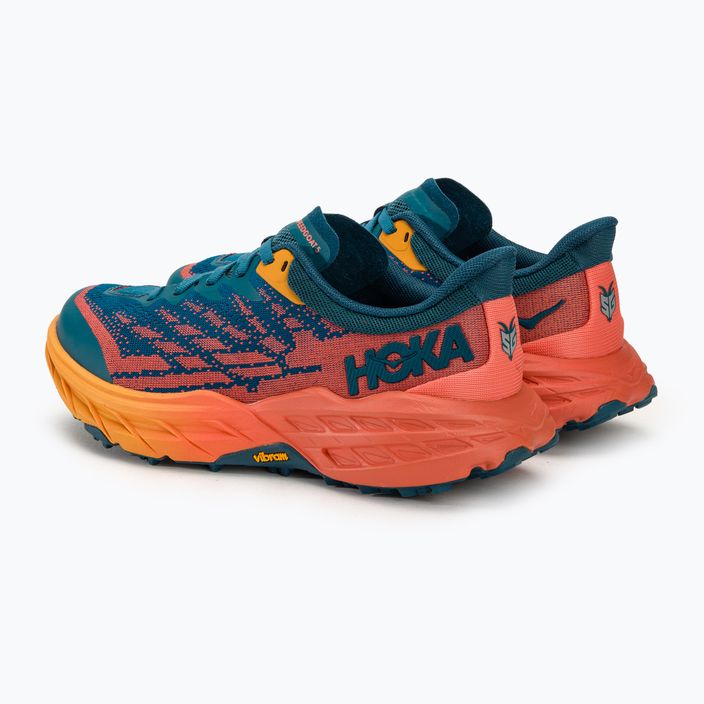 Кросівки для бігу жіночі HOKA Speedgoat 5 Wide blue coral/camellia 3