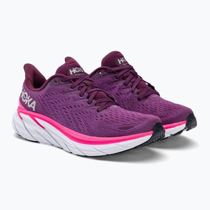 Кросівки для бігу жіночі HOKA Clifton 8 фіолетові 1119394-GWBY 4