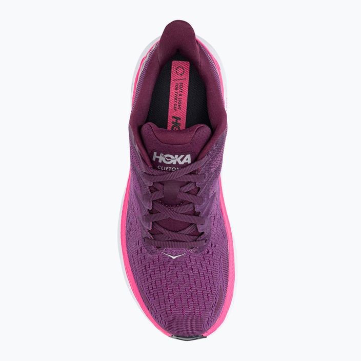 Кросівки для бігу жіночі HOKA Clifton 8 фіолетові 1119394-GWBY 6