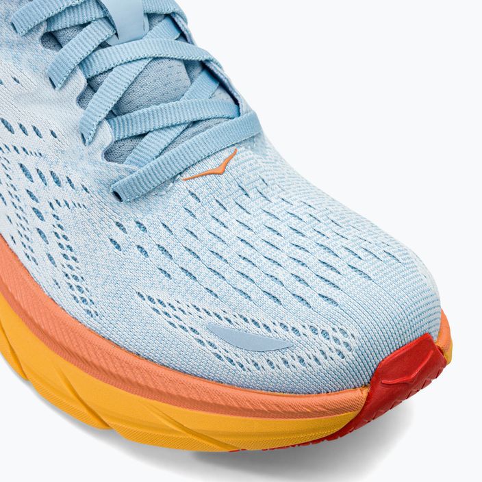 Кросівки для бігу жіночі HOKA Clifton 8 світло-блакитні 1119394-SSIF 7