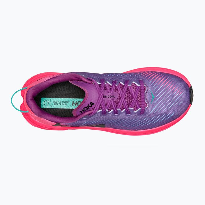 Жіночі бігові кросівки HOKA Rincon 3 beautyberry / knockout pink 10